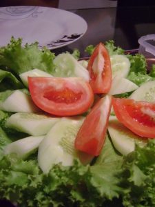 the salad